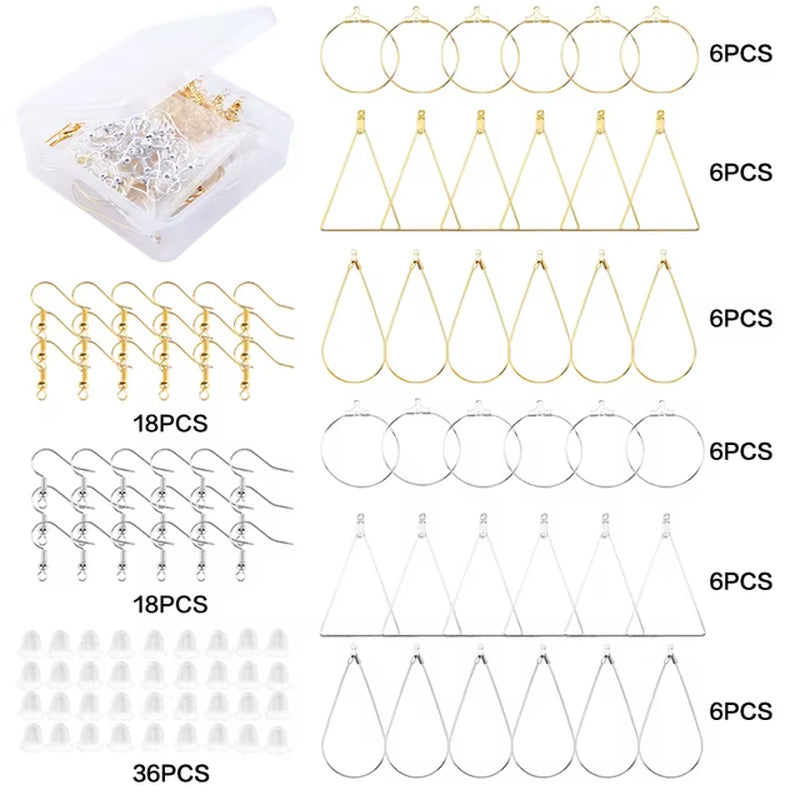 Jewelry Making Supplies Kit with Jewelry Tools, Jewelry Copper Wires Thread and Jewelry Findings for Jewelry Repair and Beading