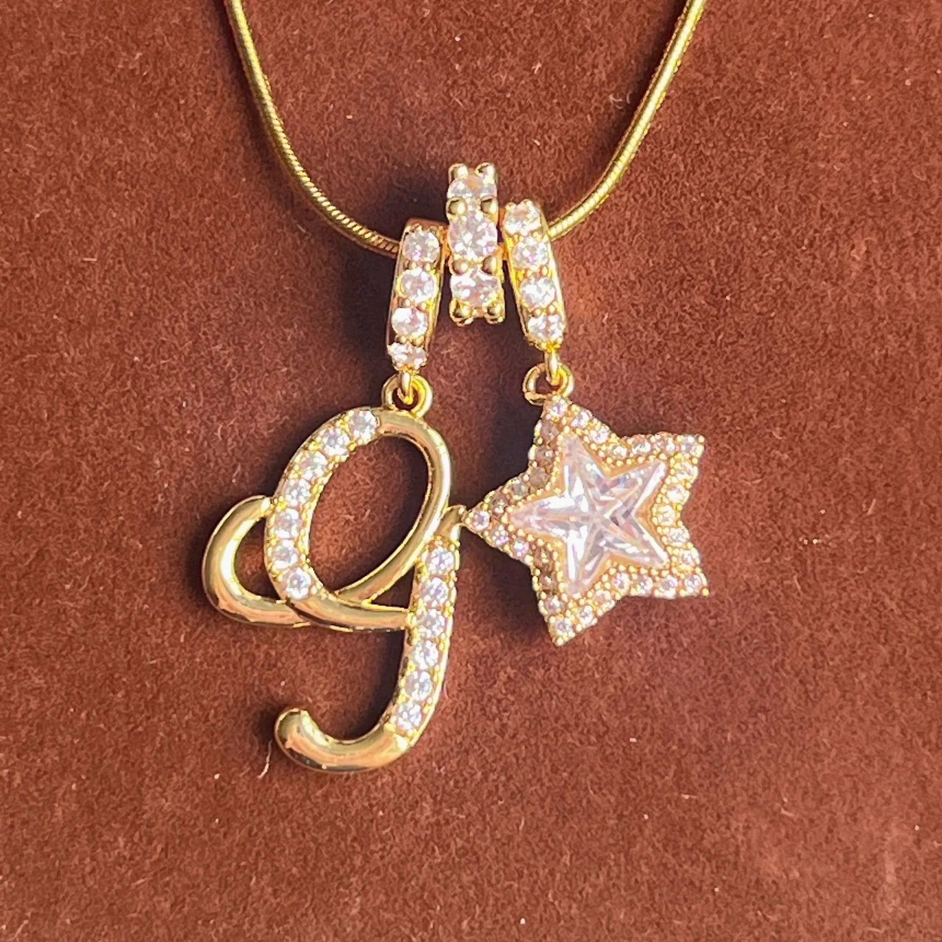 Star Letter Necklace