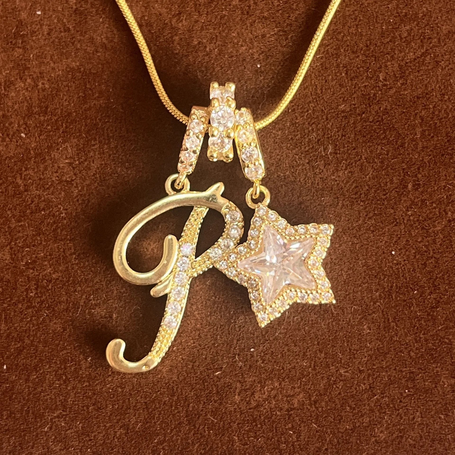 Star Letter Necklace