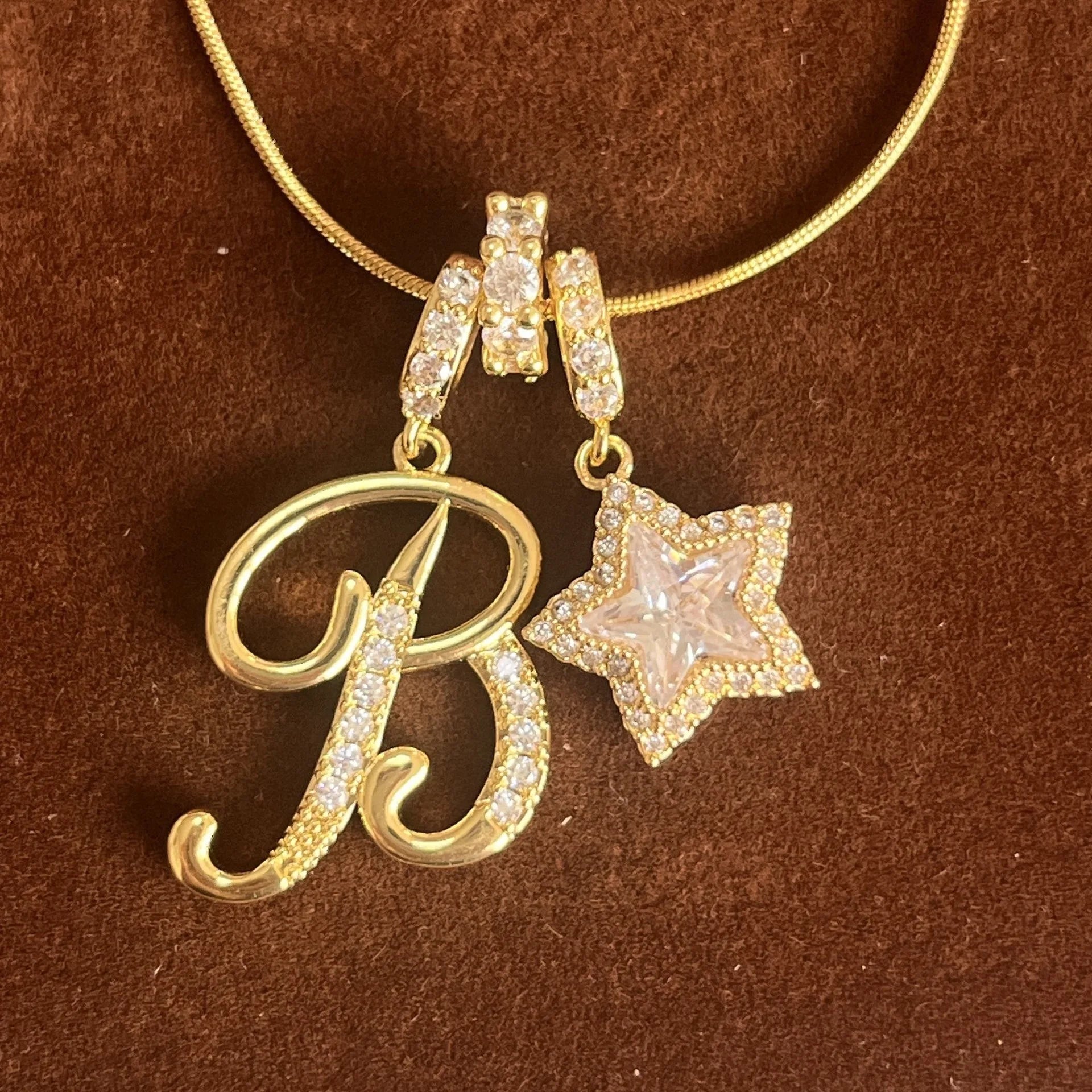 Star Letter Necklace