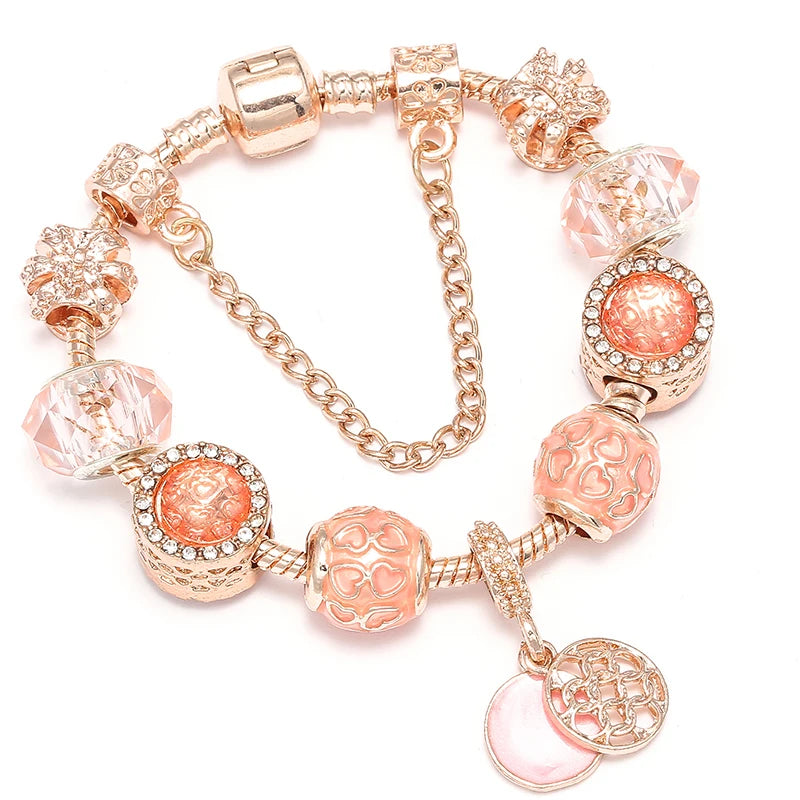 Charms Snake Chain Bracelet