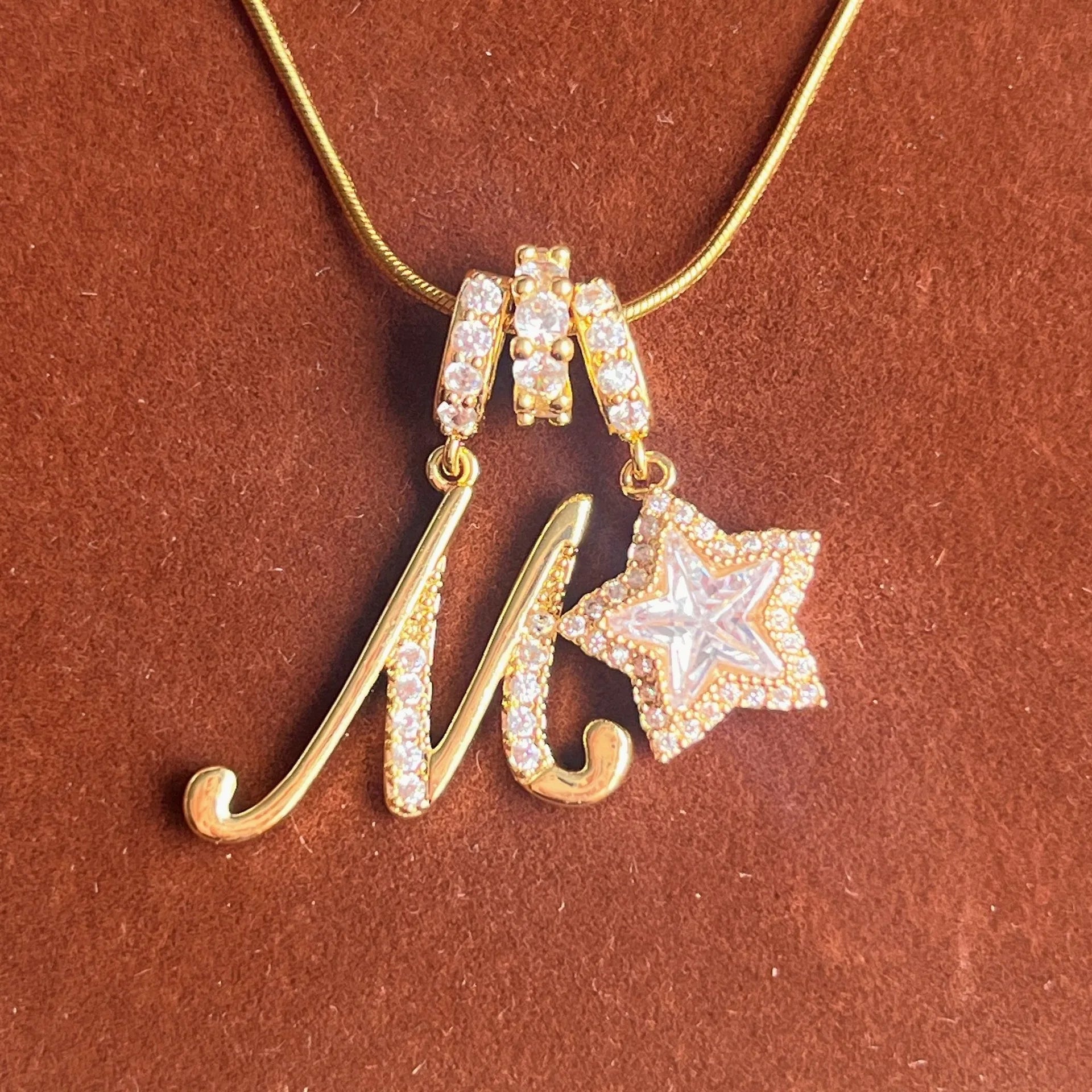 Star Letter Necklace