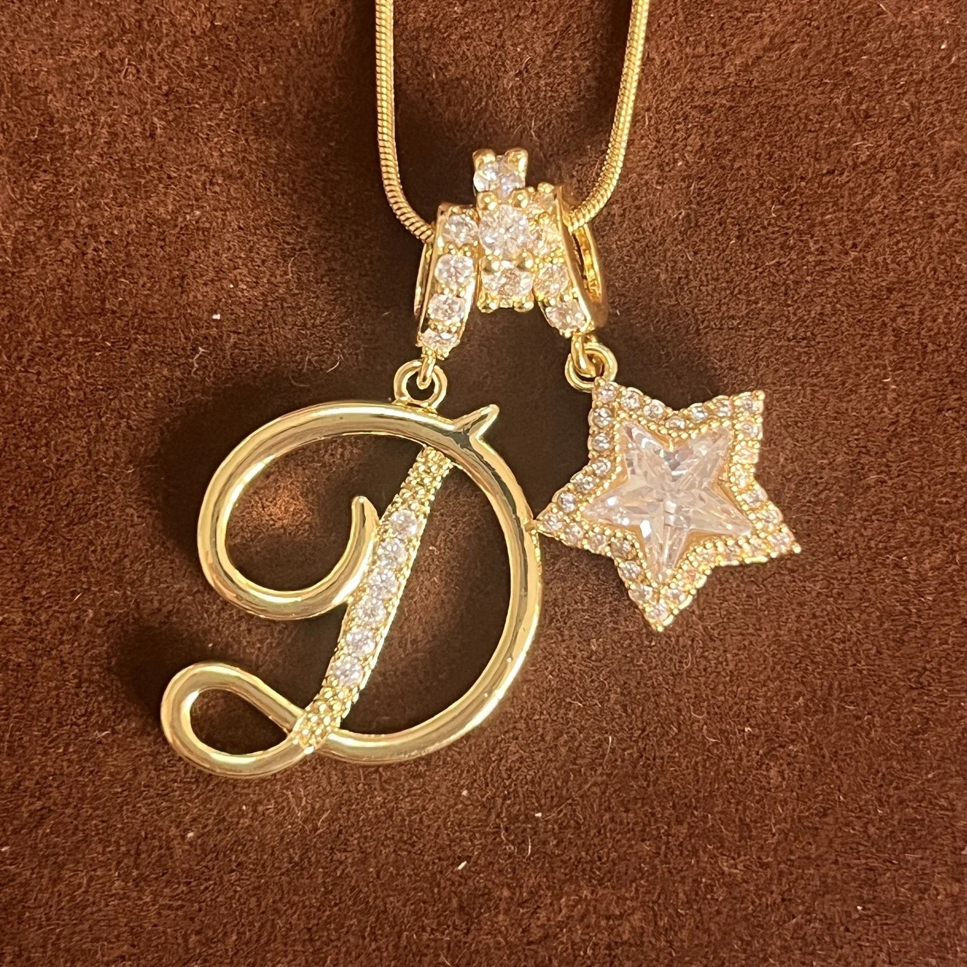 Star Letter Necklace