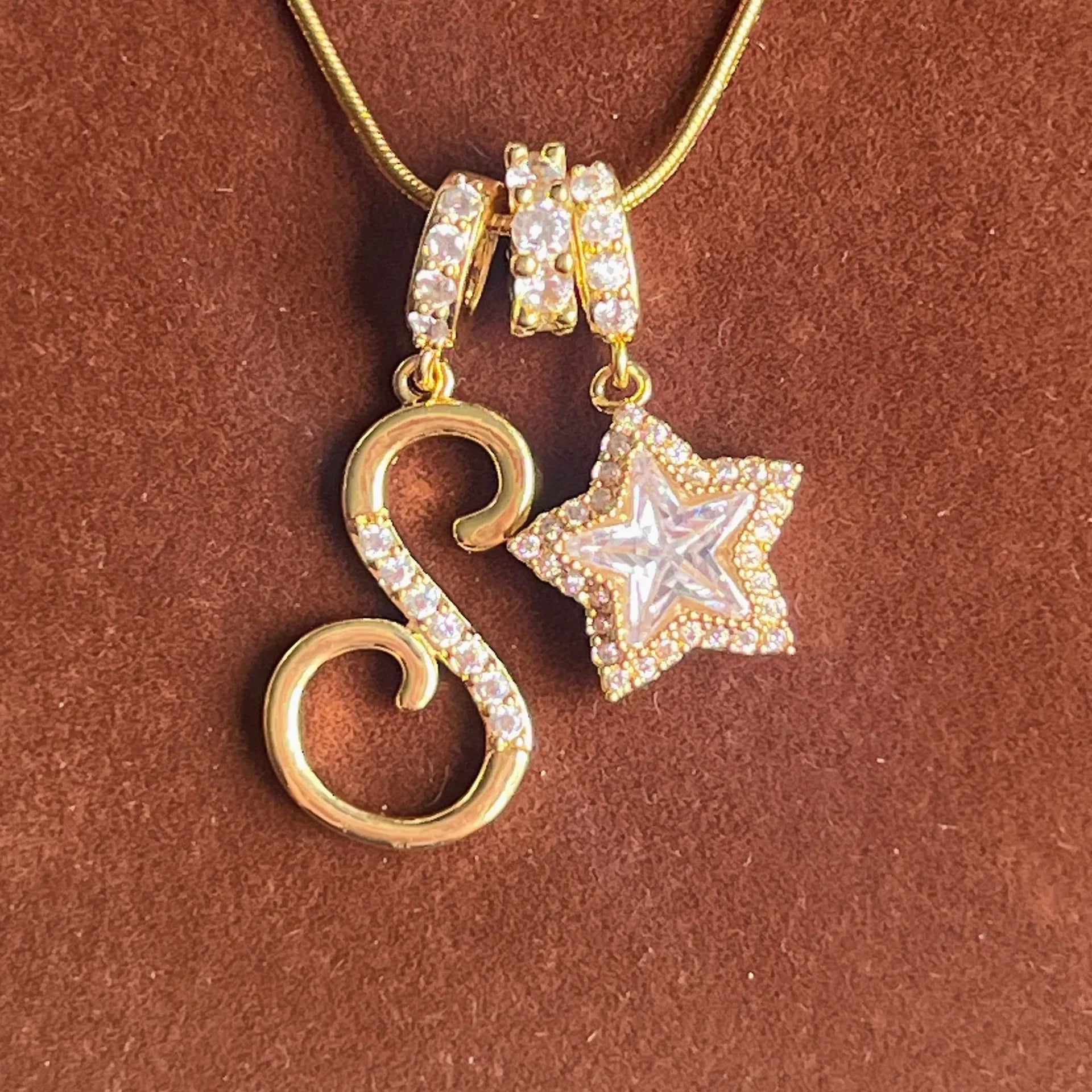 Star Letter Necklace