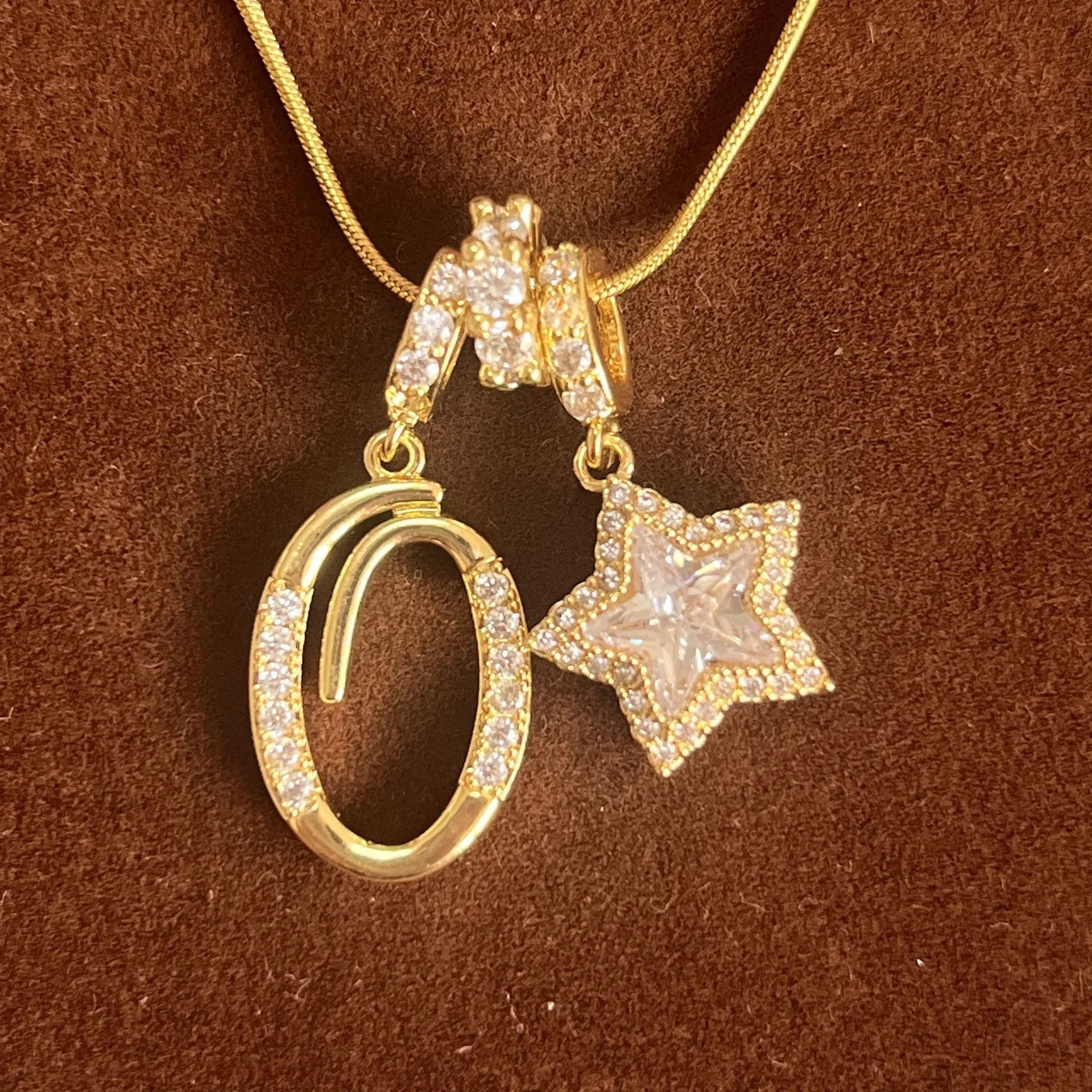 Star Letter Necklace