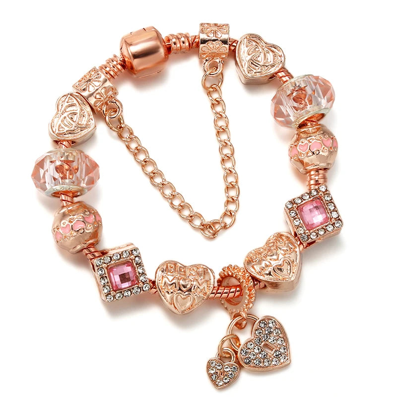 Charms Snake Chain Bracelet