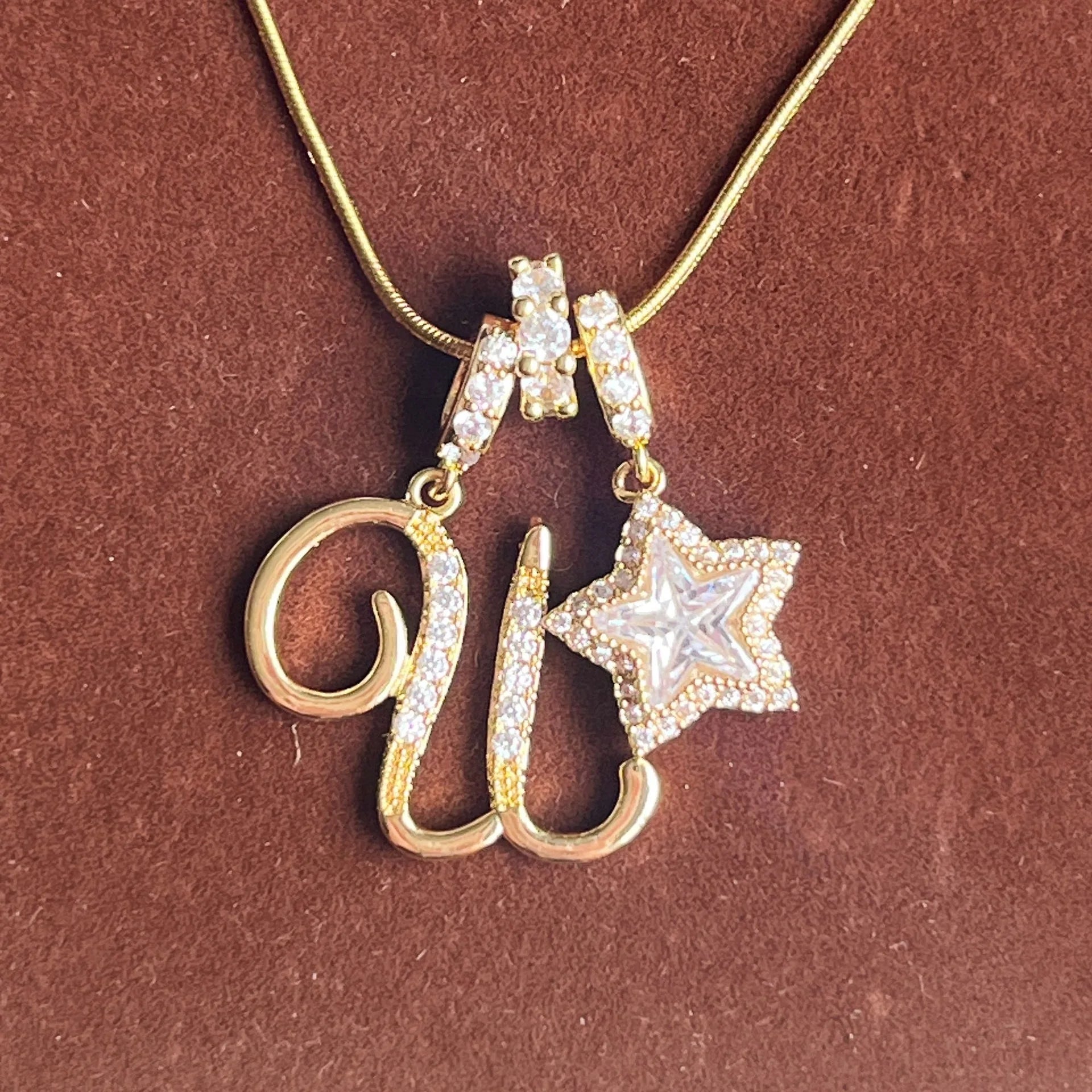 Star Letter Necklace
