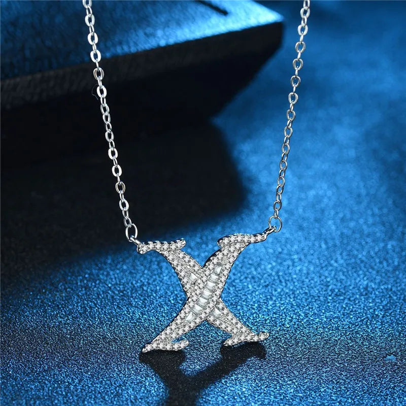 Bling Statement Alphabet necklace