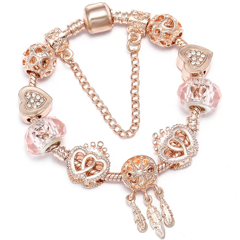 Charms Snake Chain Bracelet