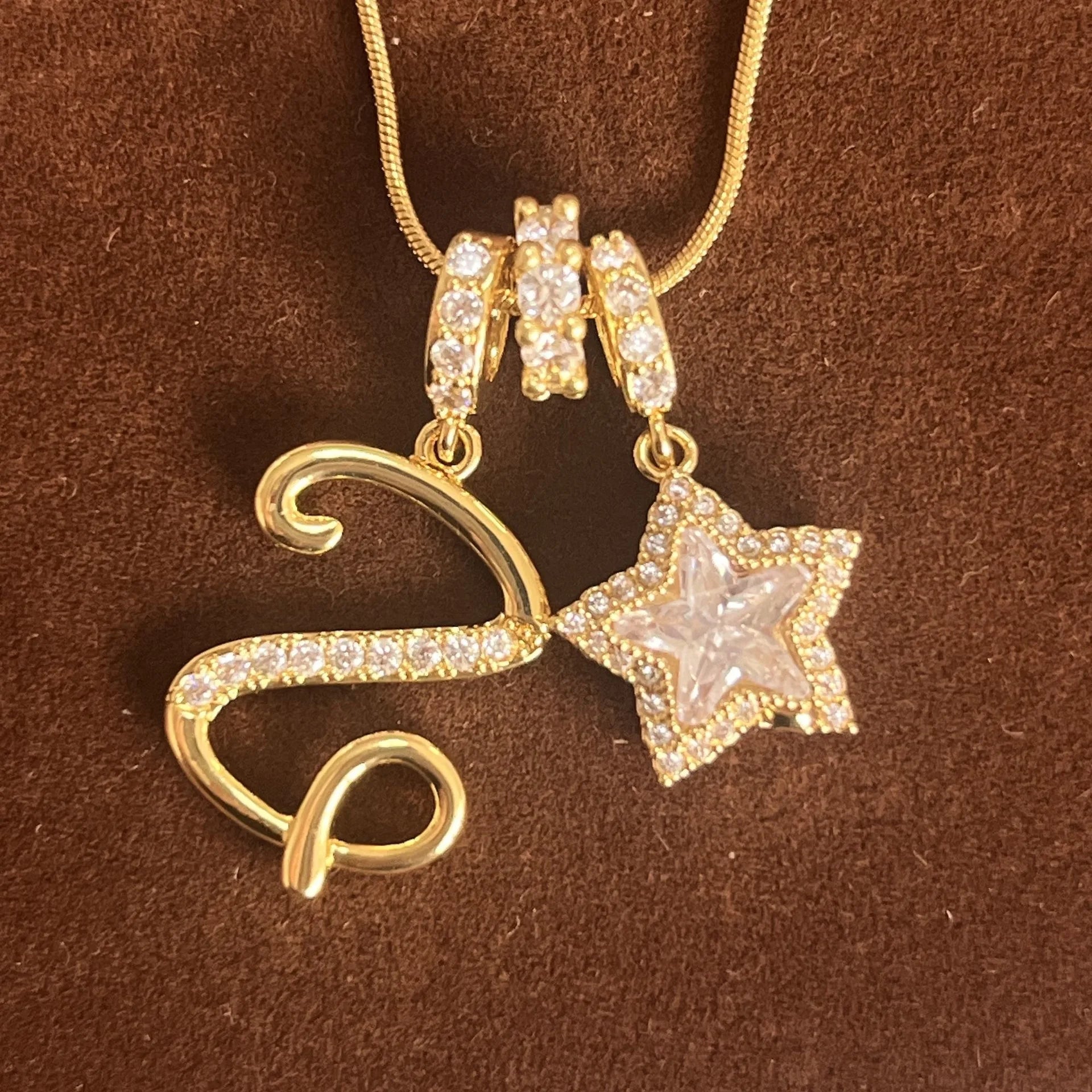 Star Letter Necklace