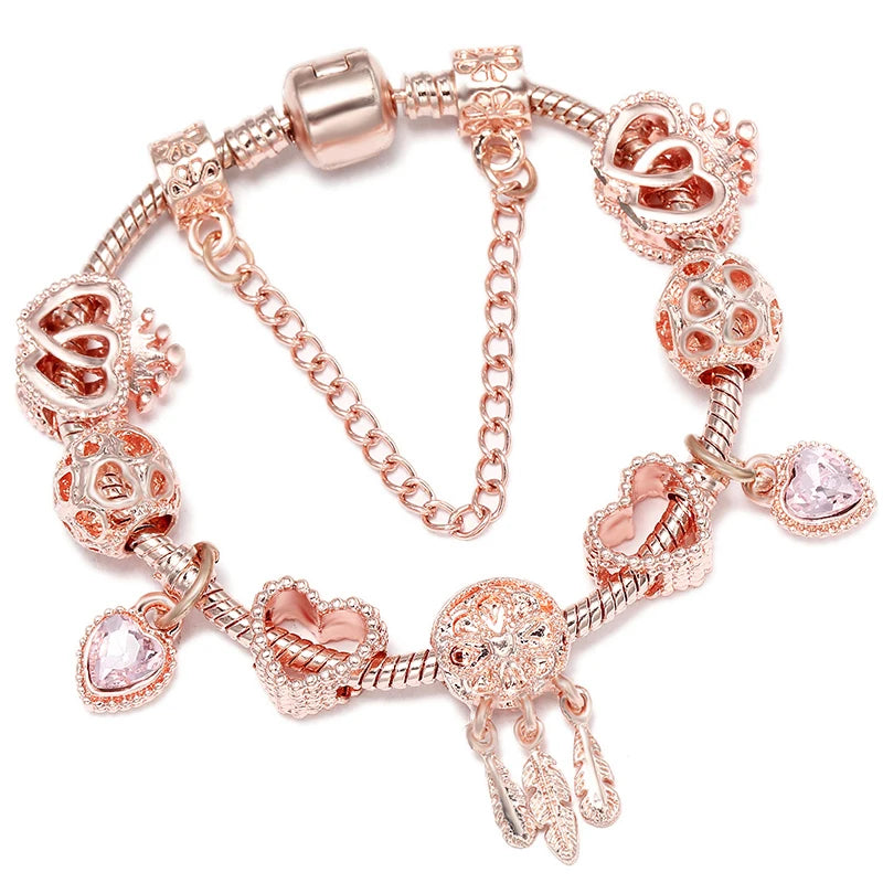 Charms Snake Chain Bracelet