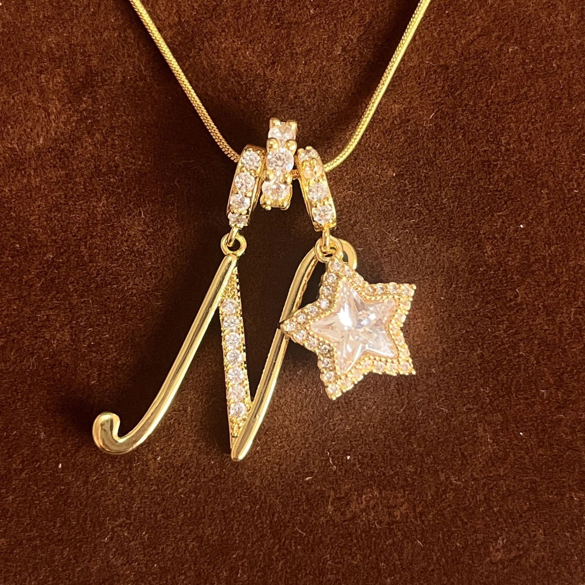 Star Letter Necklace
