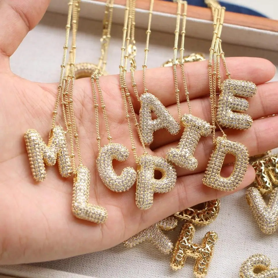 Balloon Letter Necklace
