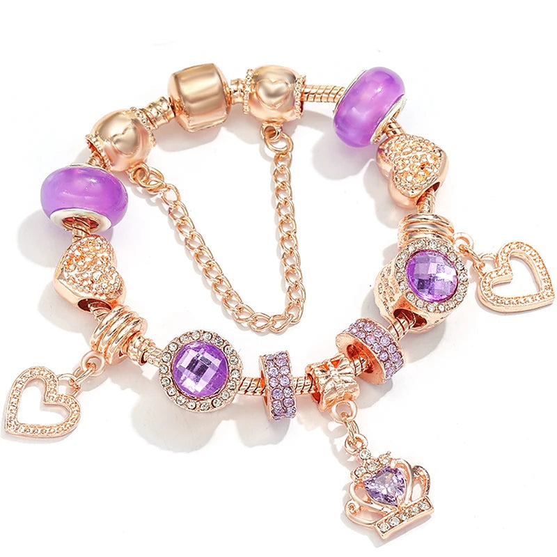 Charms Snake Chain Bracelet