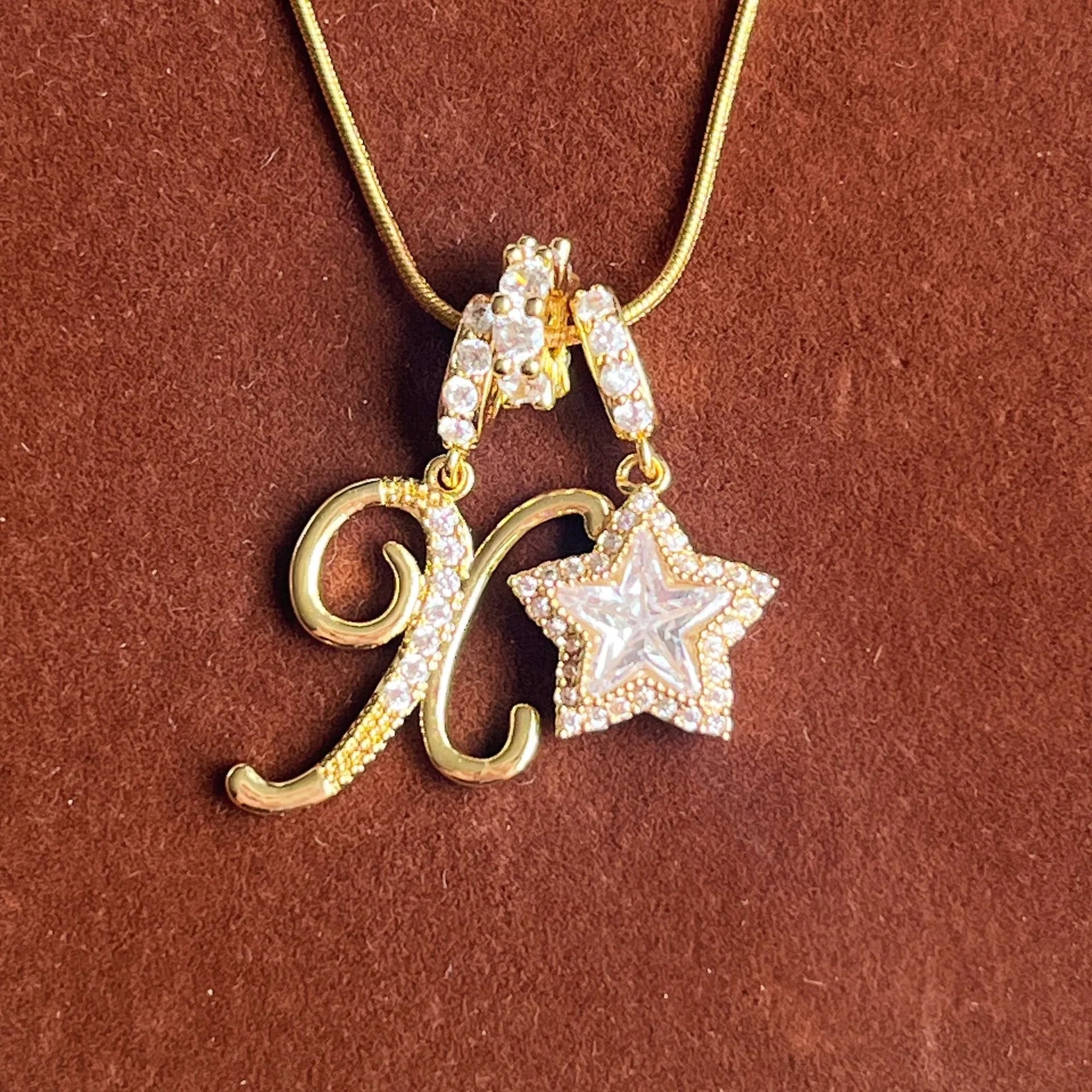 Star Letter Necklace