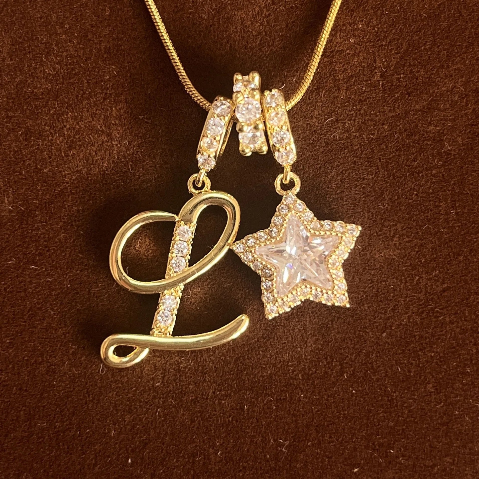 Star Letter Necklace