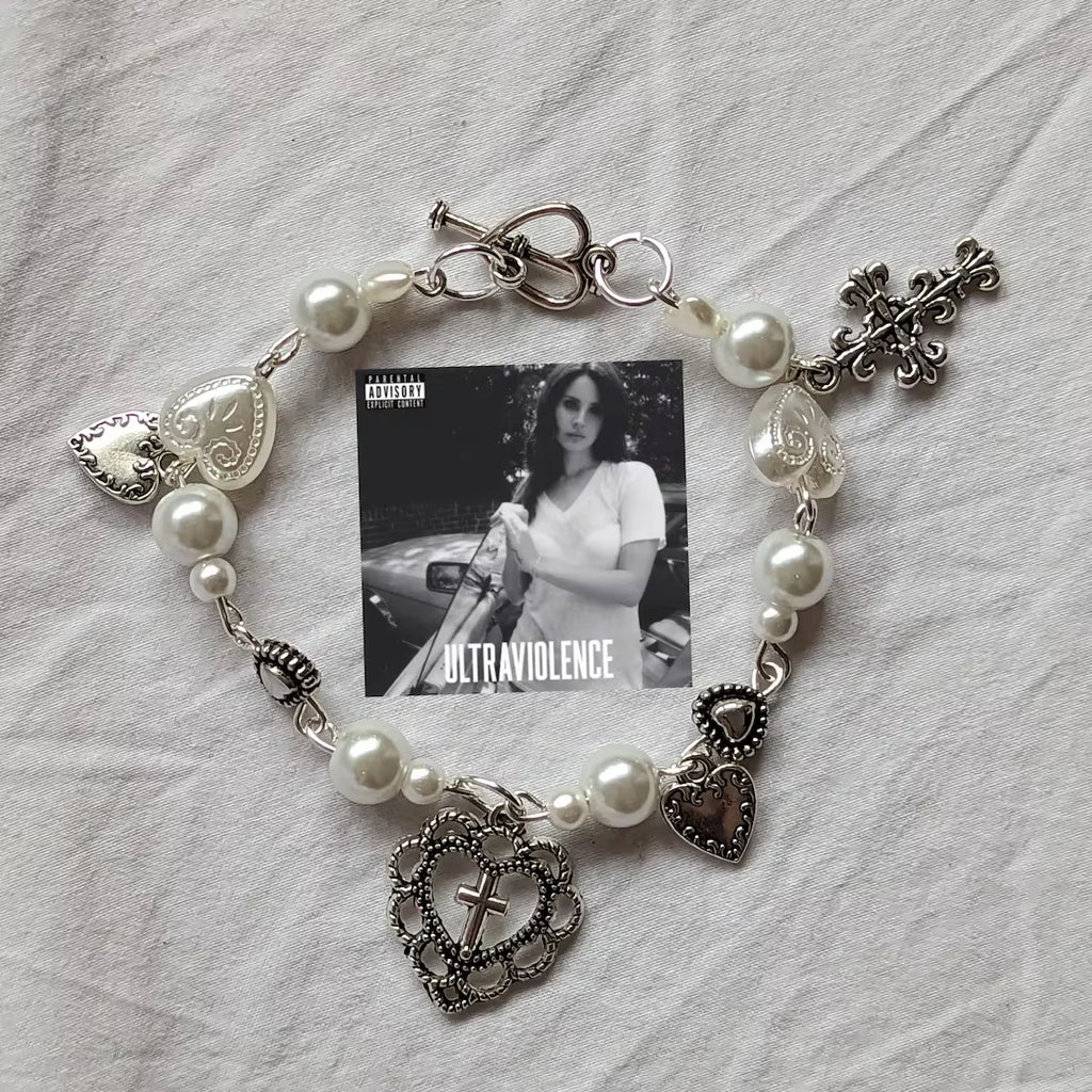 Lana del Rey themed charm bracelet