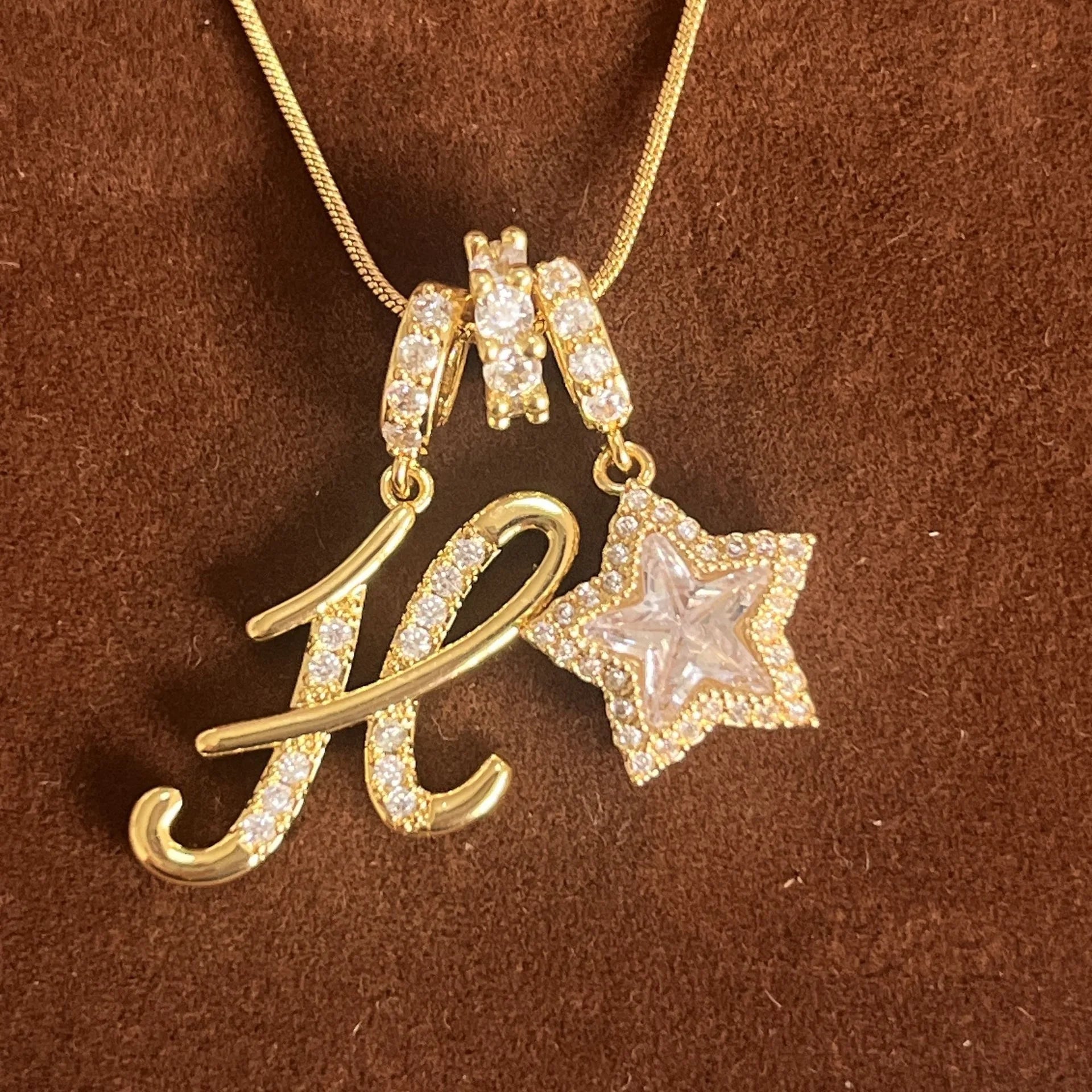 Star Letter Necklace