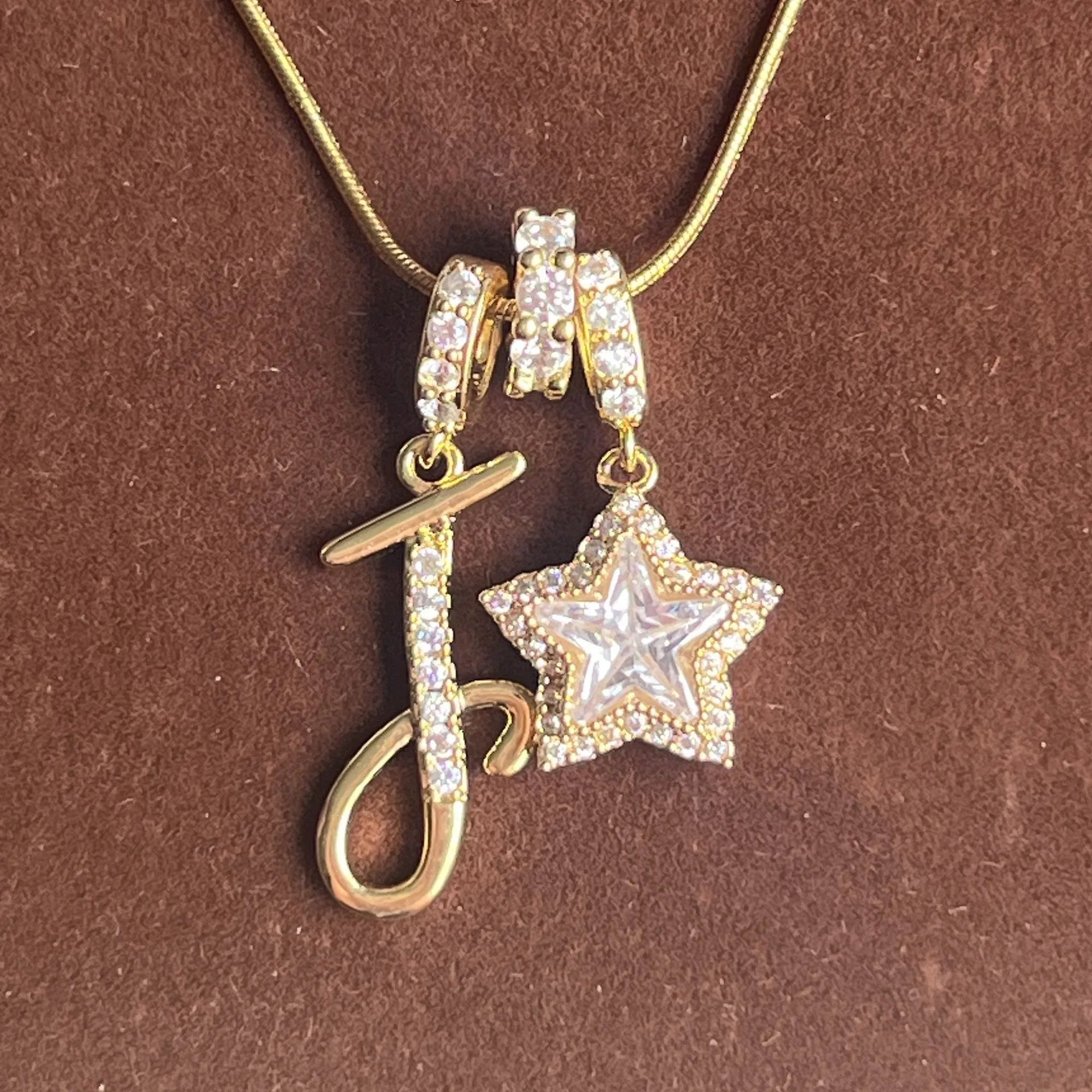 Star Letter Necklace