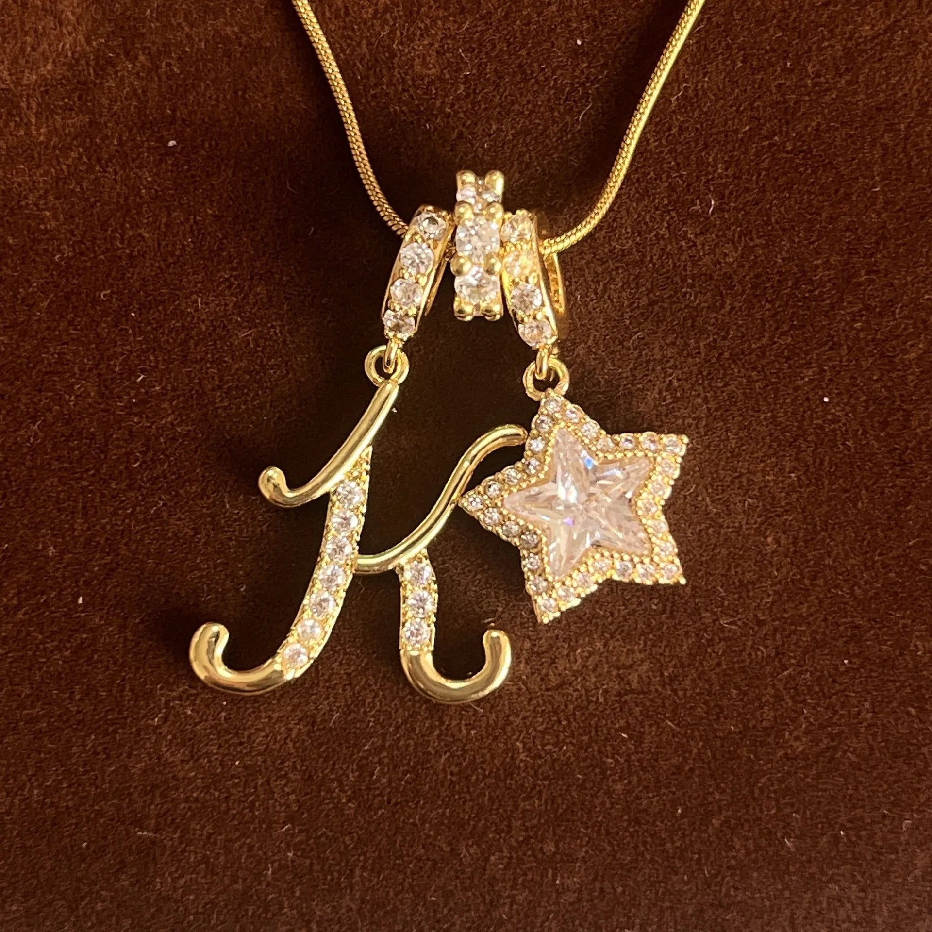 Star Letter Necklace