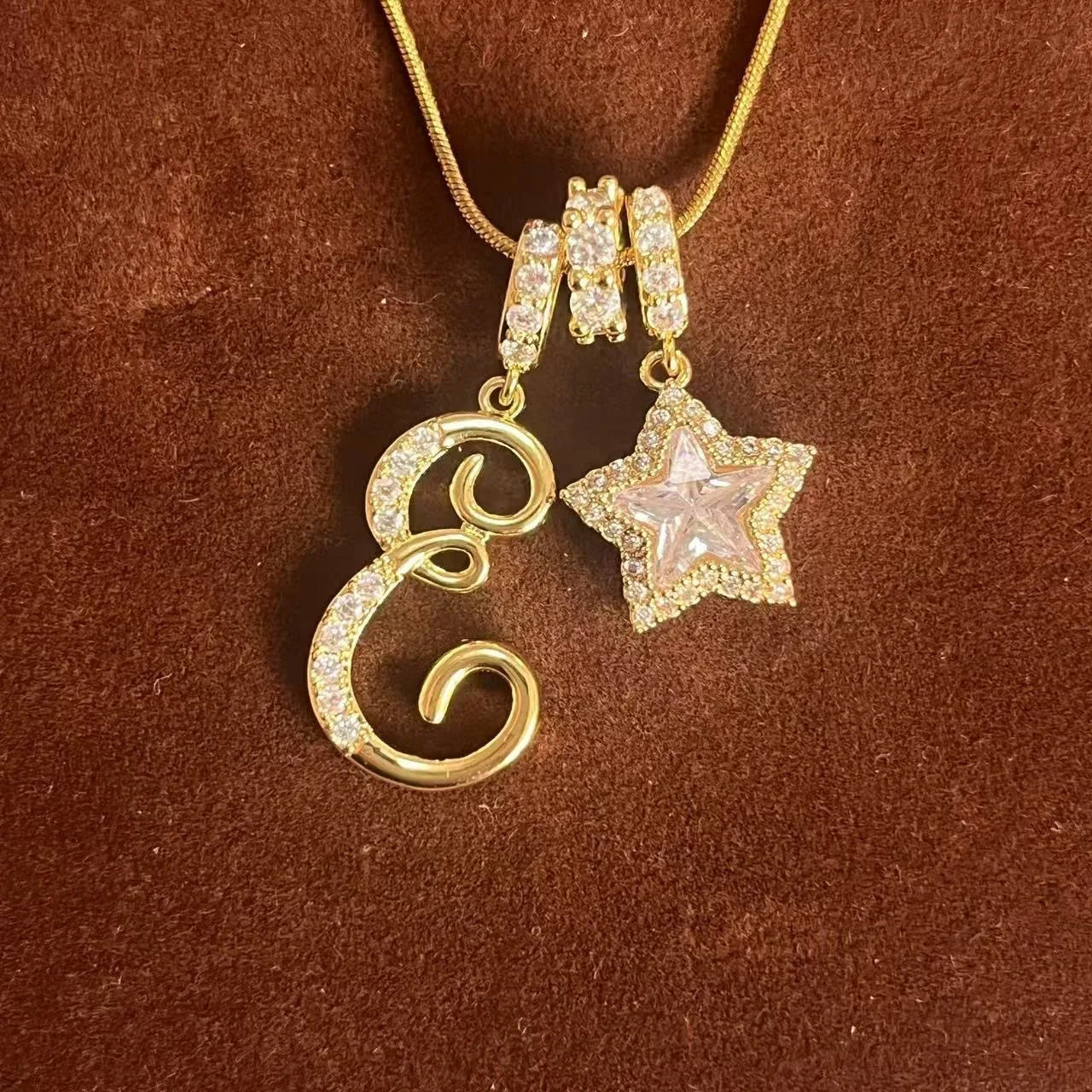 Star Letter Necklace