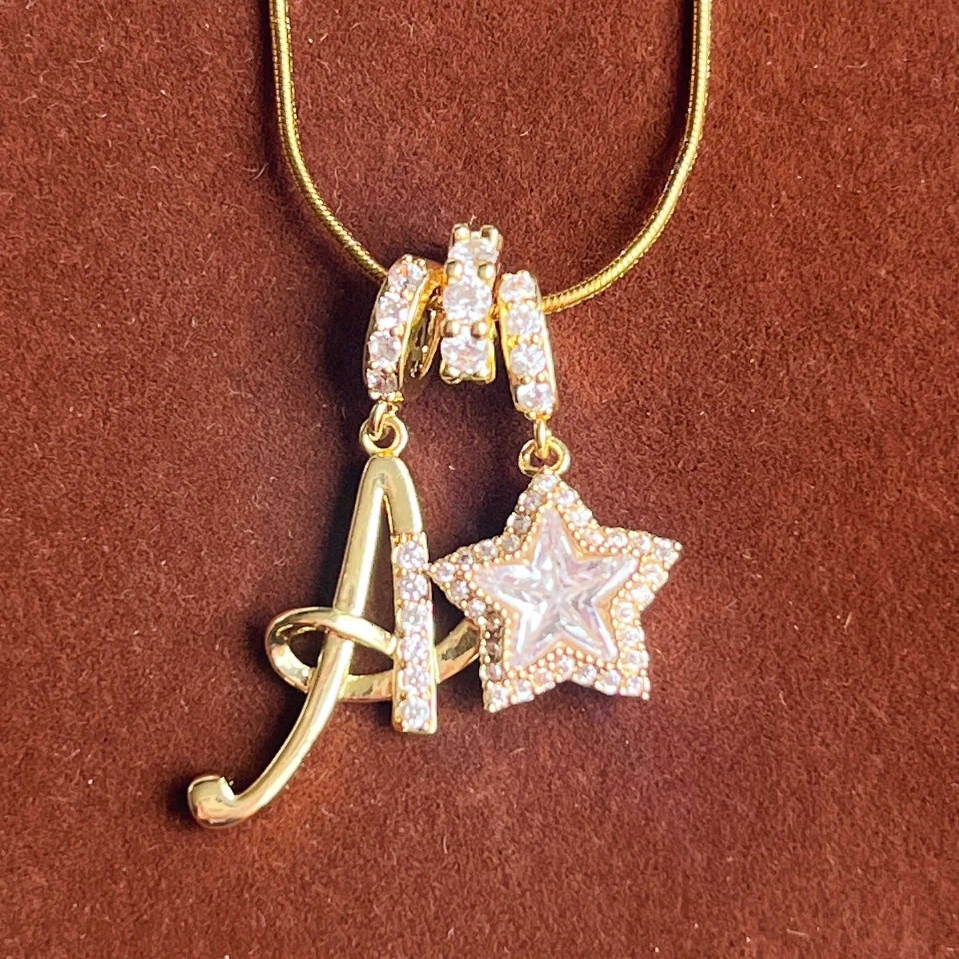 Star Letter Necklace