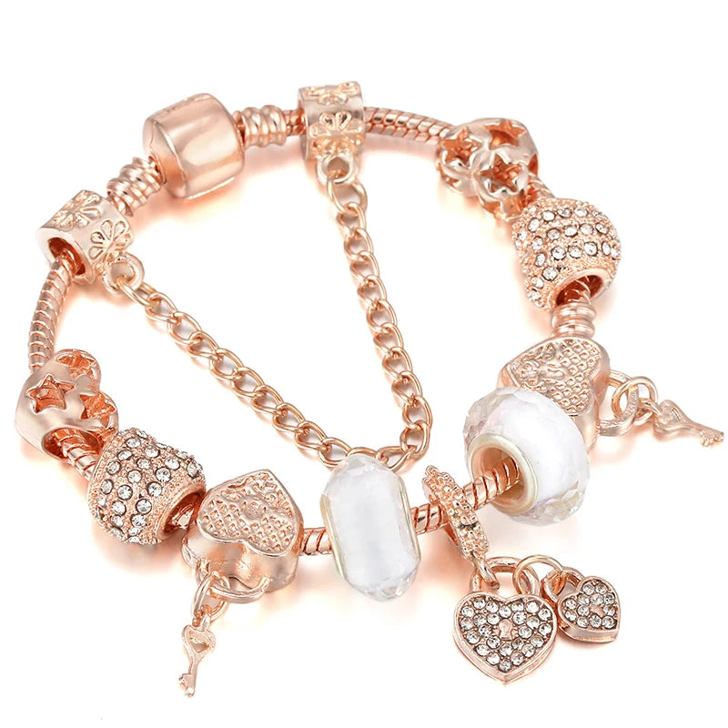 Charms Snake Chain Bracelet