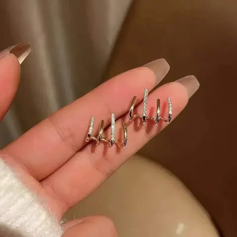 Four Claws Stud Earrings