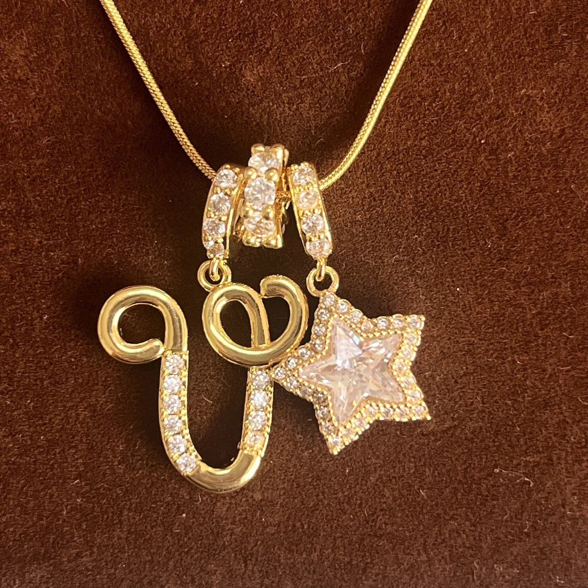 Star Letter Necklace