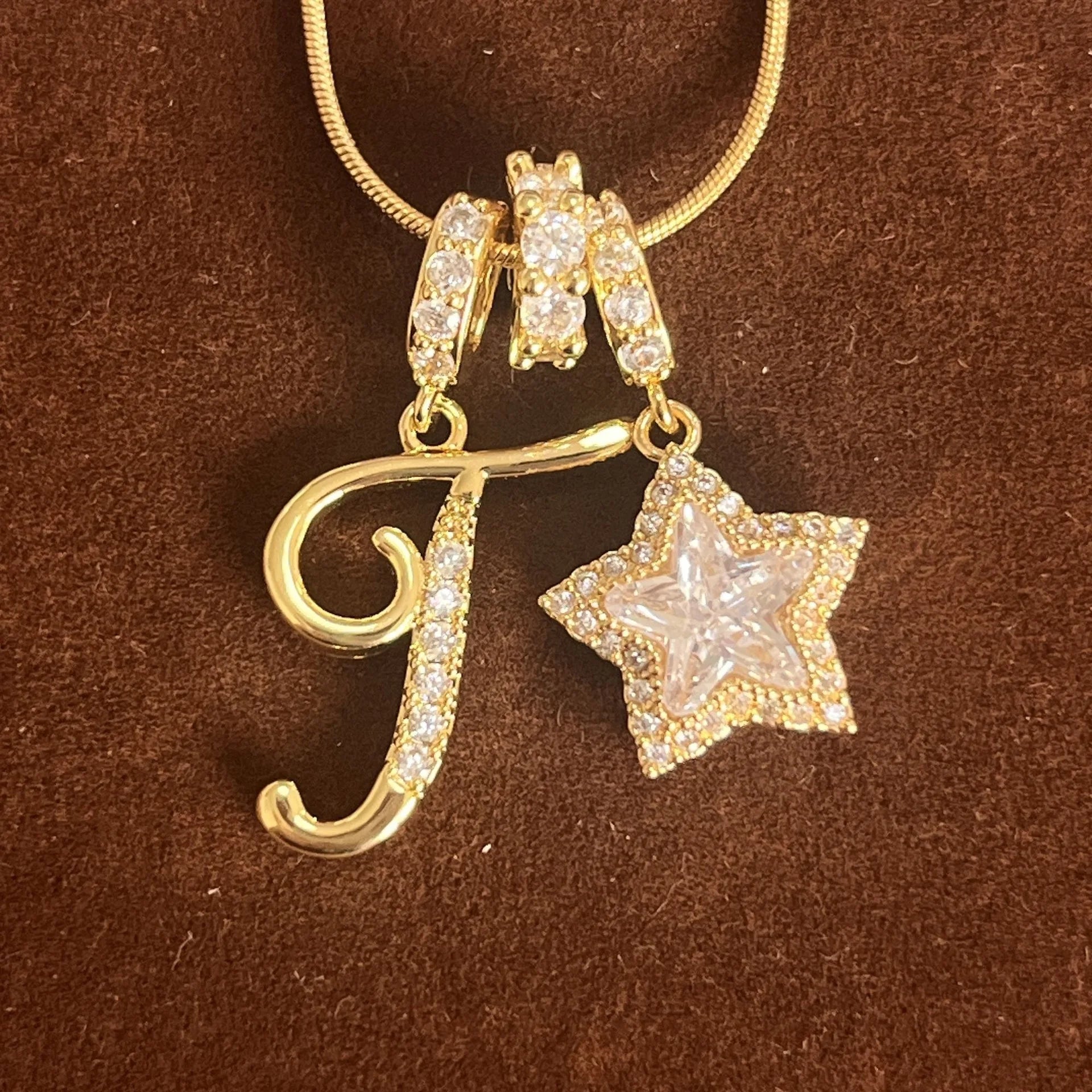 Star Letter Necklace