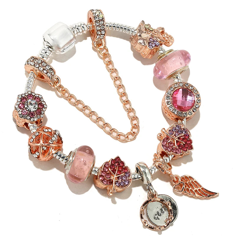 Charms Snake Chain Bracelet