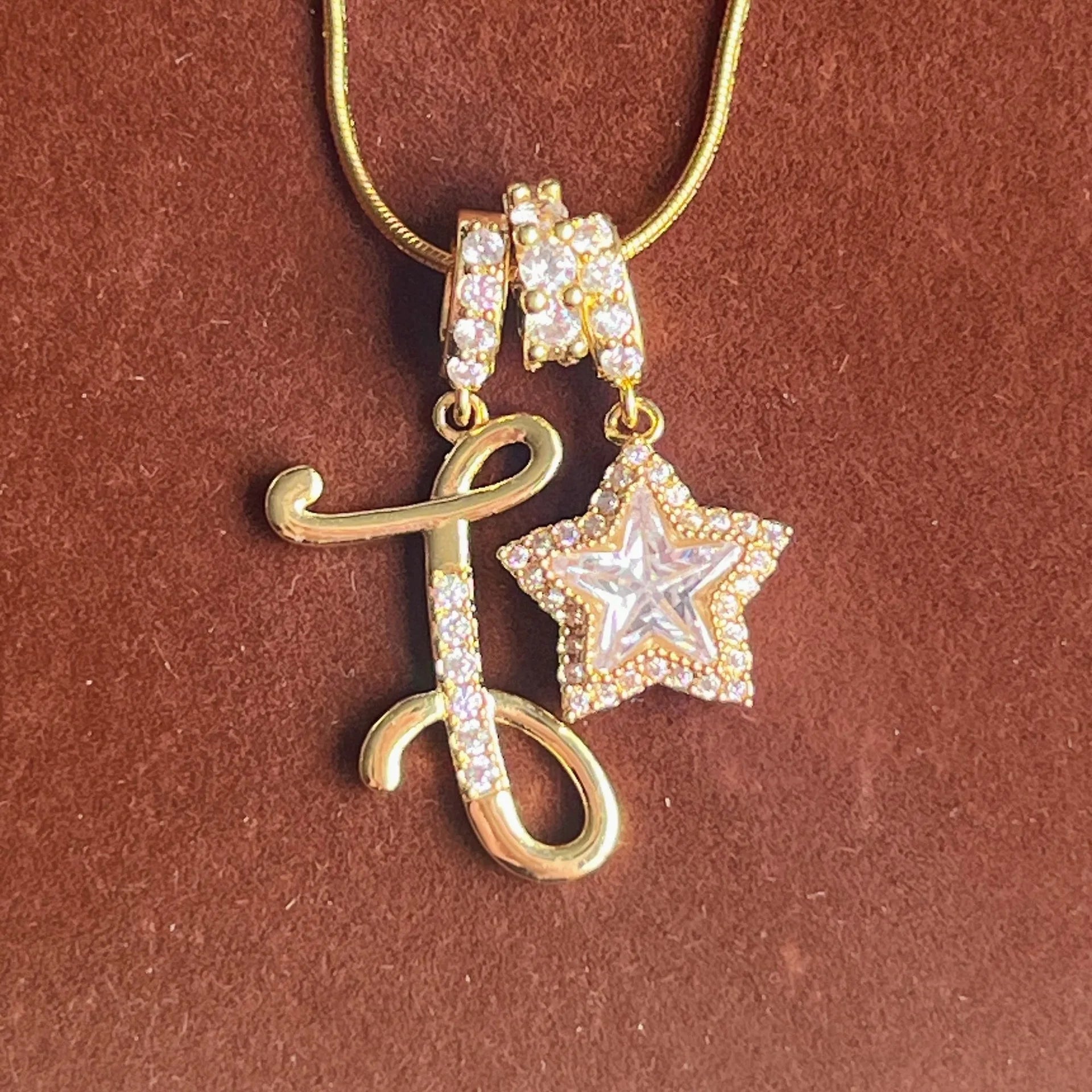 Star Letter Necklace
