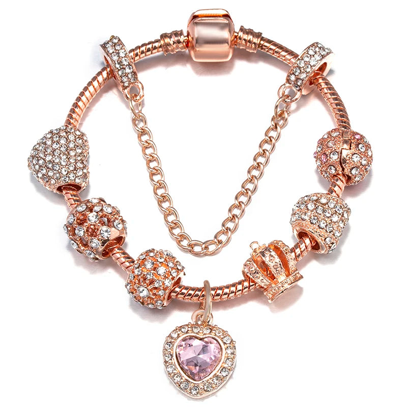 Charms Snake Chain Bracelet