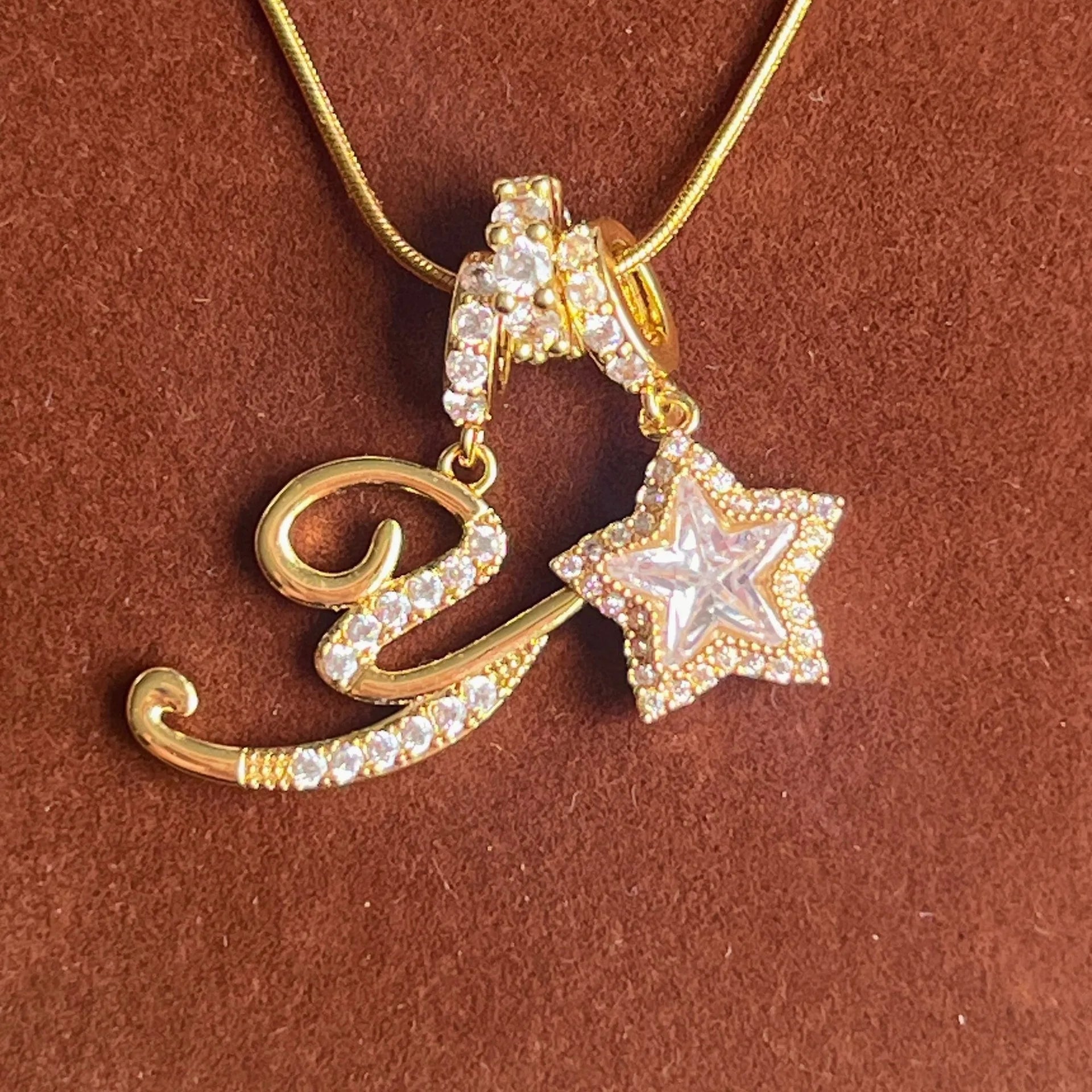 Star Letter Necklace