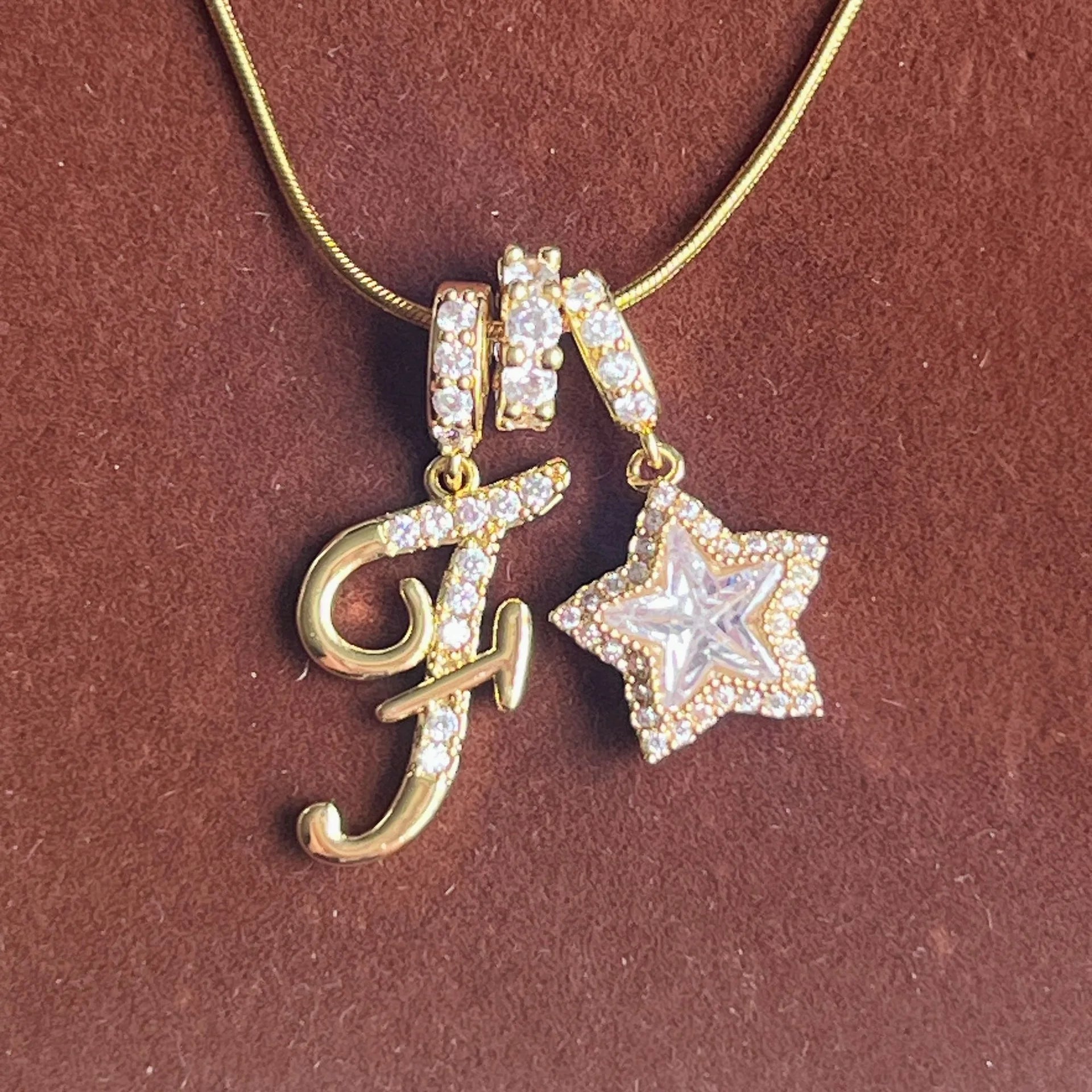 Star Letter Necklace