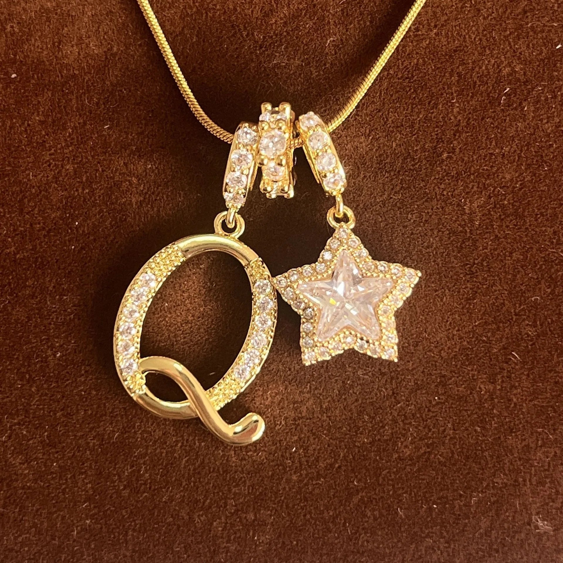 Star Letter Necklace