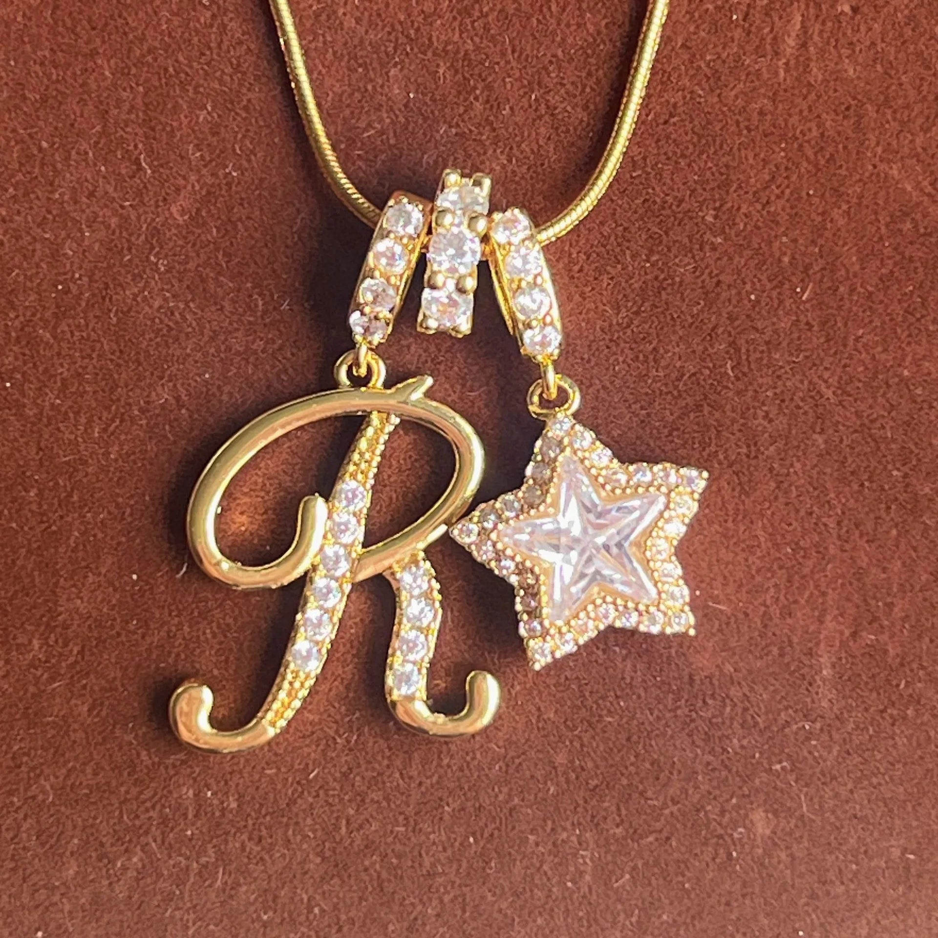 Star Letter Necklace